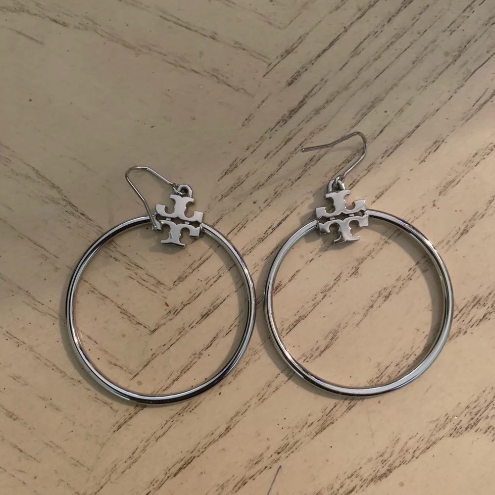Tory Burch Silver Earrings